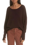 Nili Lotan Odeya Cashmere Sweater In Fig