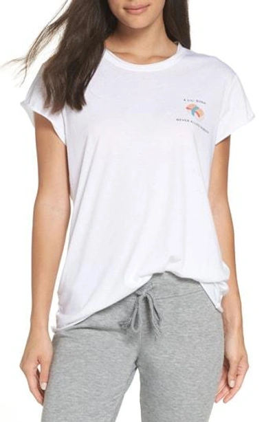 The Laundry Room Lil' Sushi Roll Hem Tee In White