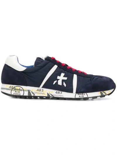 Premiata Lucy Sneakers In Blue/red