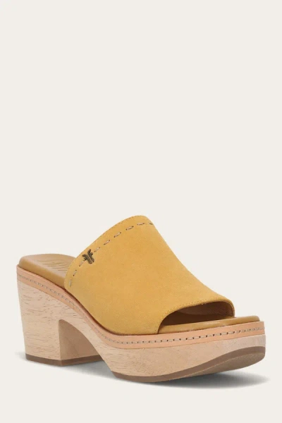 The Frye Company Frye Hazel 2 Slide Sandals In Marigold