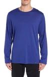 Hanro Men's Night & Day Long-sleeve Shirt In Brilliant Blue