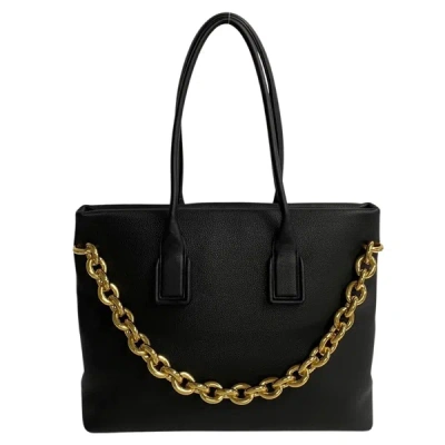 Bottega Veneta Black Leather Tote Bag ()
