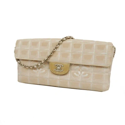 Pre-owned Chanel Beige Synthetic Shopper Bag ()