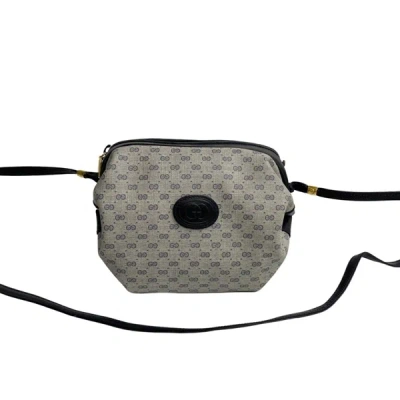 Gucci Grey Canvas Shoulder Bag ()