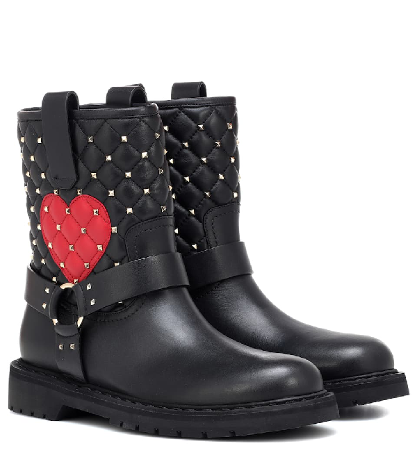 valentino spike boots