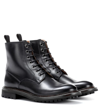 Church's Antic Leather Ankle Boots In Black