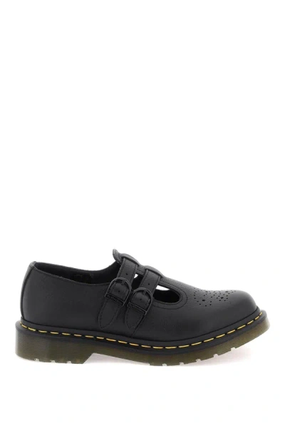 Dr. Martens Dr.martens "leather Virginia Mary Jane Shoes In Black