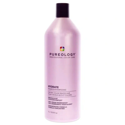 Pureology Hydrate Shampoo For Unisex 1 Liter Shampoo In Pink