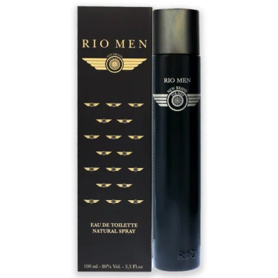 New Brand Rio Men By  For Men - 3.3 oz Edt Spray In Blue