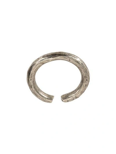 Tobias Wistisen Broken Design Ring In Metallic