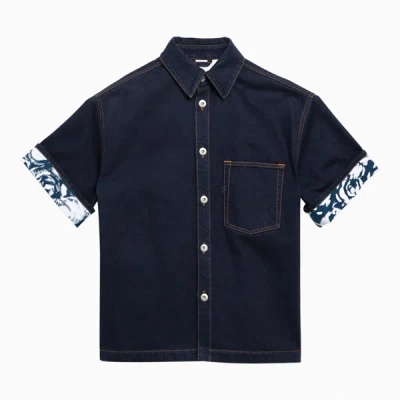 Burberry Indigo Blue Denim Shirt