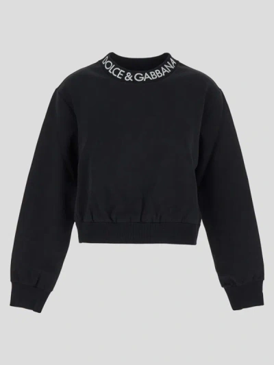 Dolce & Gabbana Sweaters In Black