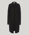 Acne Studios Raya Hairy Wool-blend Cardigan In Black