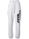 Moschino Couture Wars Track Pants In Grey