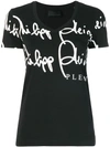 Philipp Plein Logo Print T-shirt - Black
