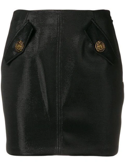 Elisabetta Franchi Flap Pockets Skirt - Black
