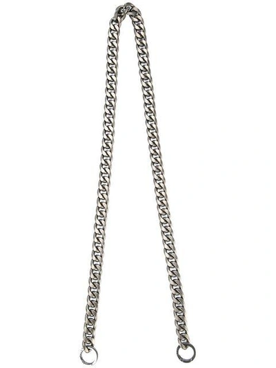 0711 Chain Shoulder Strap In Metallic