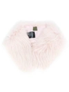 Mr & Mrs Italy Fur-trimmed Collar - Pink