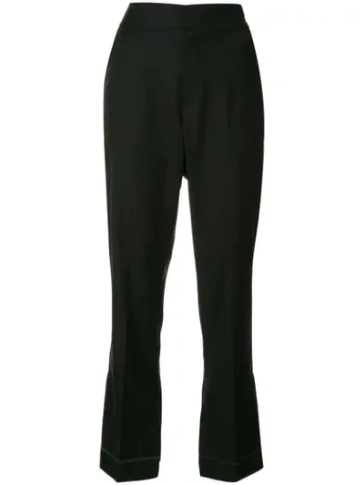 Gauchère High-waisted Trousers In Black