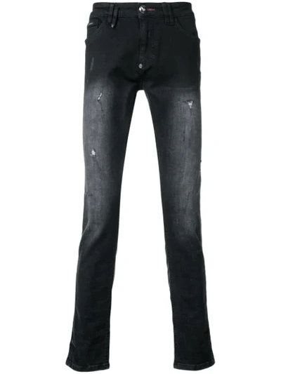 Philipp Plein '21st Century' Jeans In Black