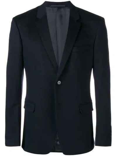 Prada Classic Blazer In Blu