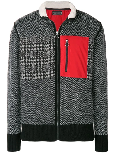 Tommy Hilfiger Hilfiger Collection Contrast Patch Cardigan - Black