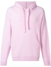 Laneus Drawstring Hoodie In Pink