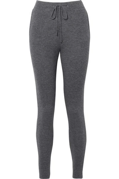 Le Kasha Kenya Cashmere Track Pants In Gray