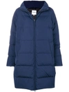 Aspesi Oversized Puffer Coat In Blue