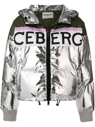 Iceberg Metallic Puffer Jacket