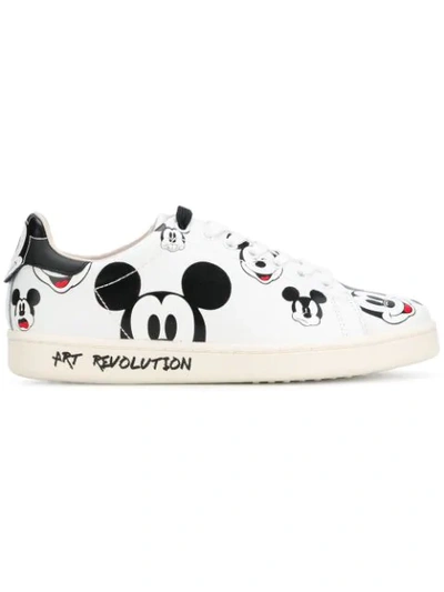 Moa Master Of Arts Mickey Mouse Trainers In White