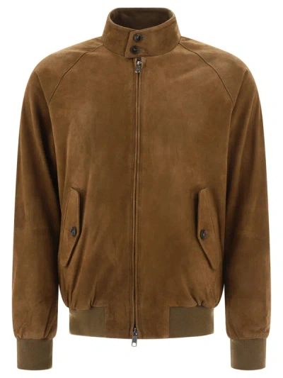 Baracuta "g9" Bomber Jacket In Brown