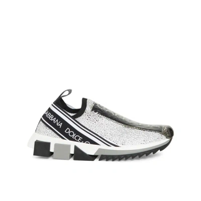 Dolce & Gabbana Sorrento Slip On Sneakers In White