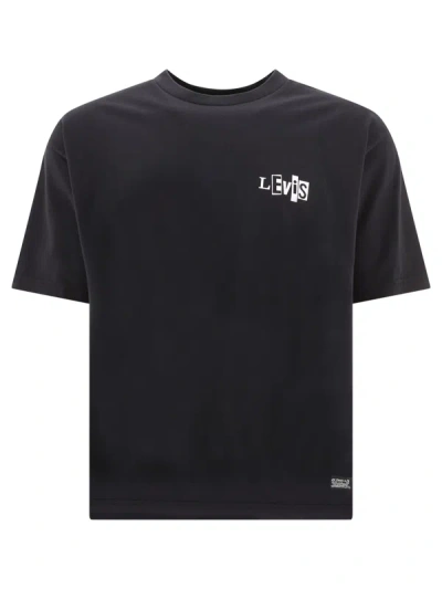 Levi's Skateboarding Graphic T-shirts In Black