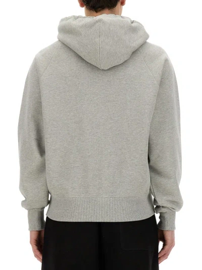 Ami Alexandre Mattiussi Ami Paris Sweatshirt With Logo Unisex In Grey