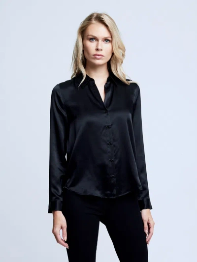 L Agence Tyler Blouse In Black