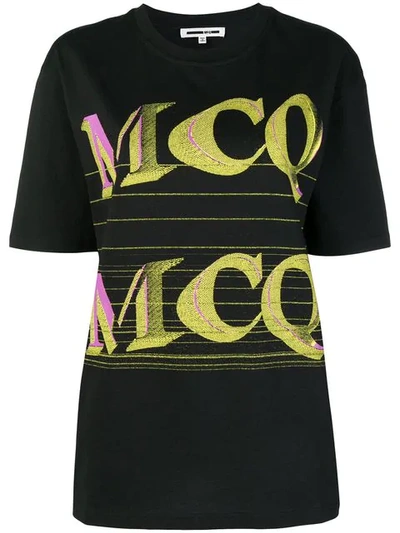Mcq By Alexander Mcqueen Mcq Alexander Mcqueen Repeat Logo T-shirt - Black