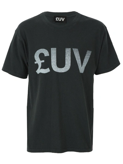 Luv Collections Logo Tee Shirt In Black