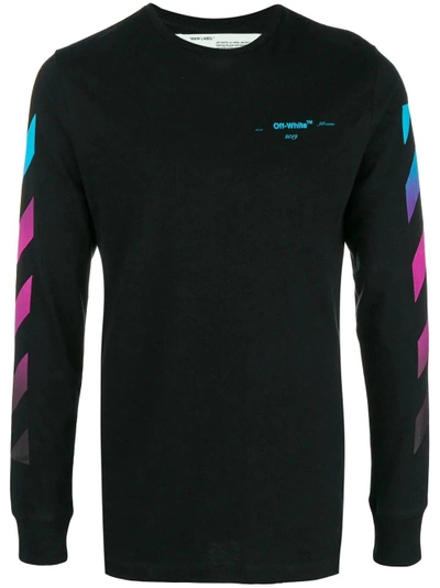 Off-white Gradient Stripe Sweatshirt ModeSens