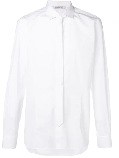 Neil Barrett Classic Shirt In 03 White