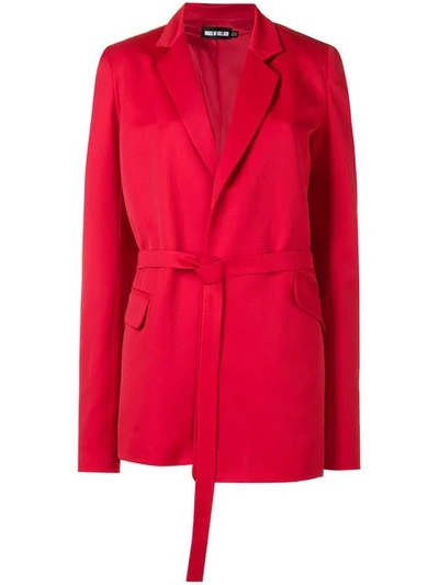 House Of Holland Tailored Blazer In Red