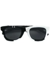 Saint Laurent Two-tone Sunglasses In Black