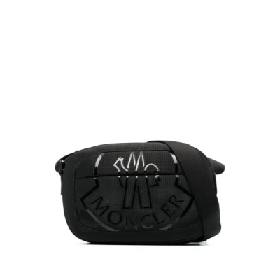 Moncler Bum Bags In Black