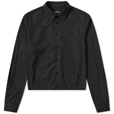 Raf Simons Two Pleat Shirt In Black