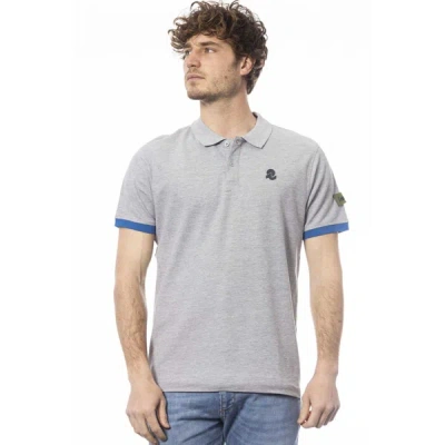 Invicta Grey Cotton Polo Shirt In Grey