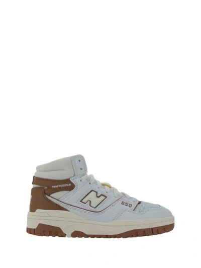 New Balance Sneakers In White/brick Maroon