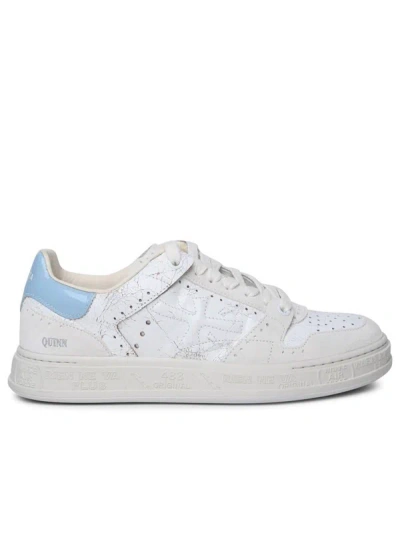 Premiata Sneaker Quinnd Tall.azzurro In White