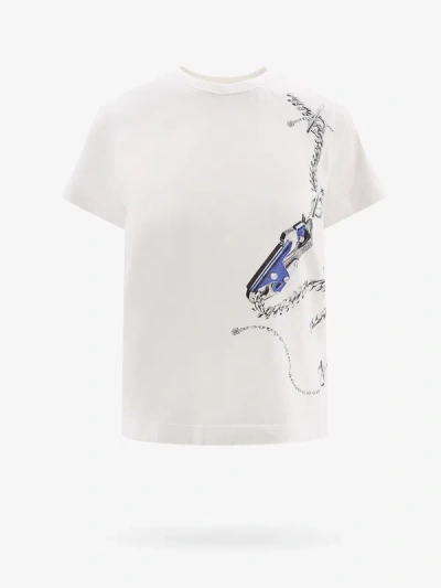 Burberry Woman T-shirt Woman White T-shirts