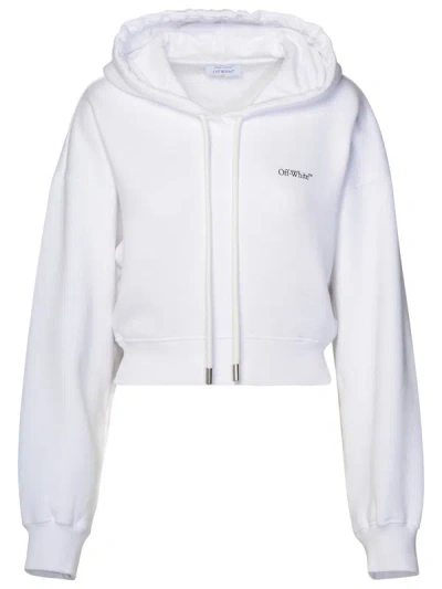 Off-white Woman White Cotton Hoodie