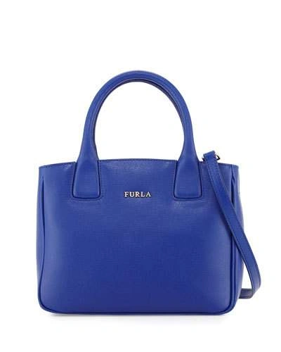 Furla Camilla Small Leather Tote Bag, Blue Laguna In Blu Laguna | ModeSens